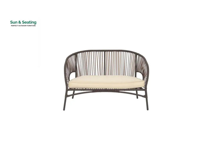 Arno Outdoor Sofa Set 2 Seater 2 Single seater and 1 Center Table Set (Brown) Sofa Sets