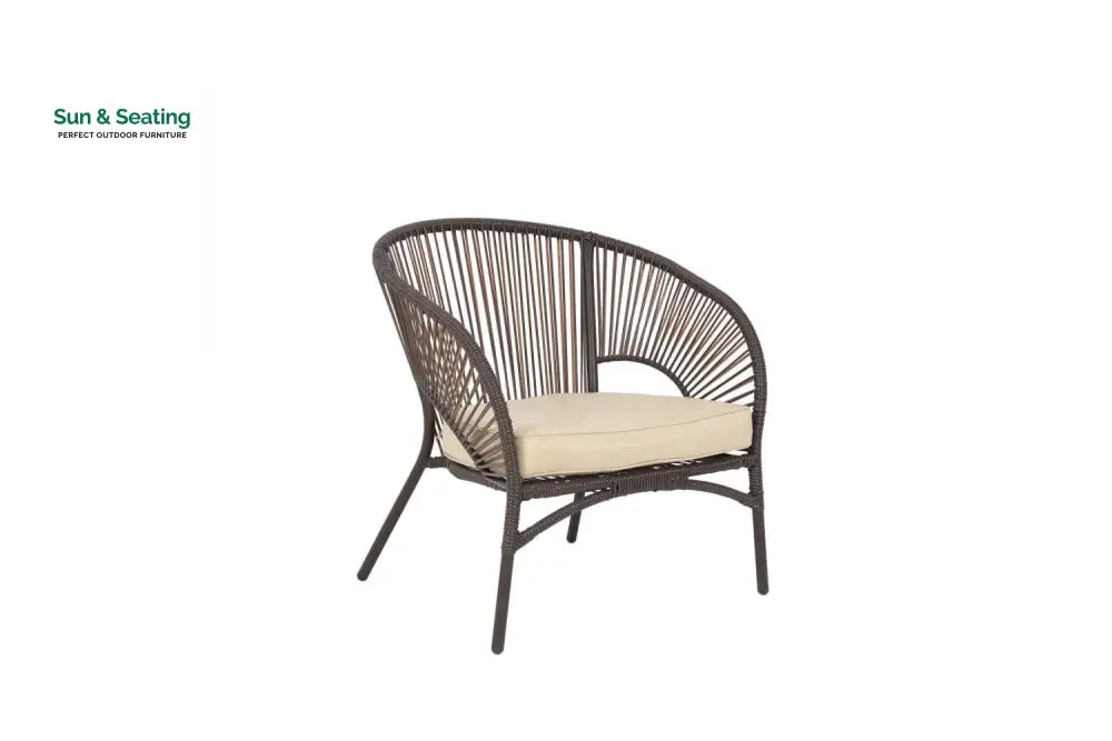 Arno Outdoor Sofa Set 2 Seater 2 Single seater and 1 Center Table Set (Brown) Sofa Sets