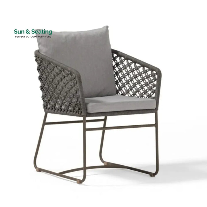 Atieno Outdoor Rope 2-Piece Patio Chairs Patio Chairs