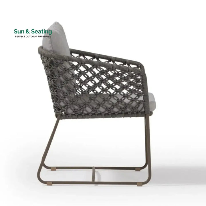 Atieno Outdoor Rope 2-Piece Patio Chairs Patio Chairs
