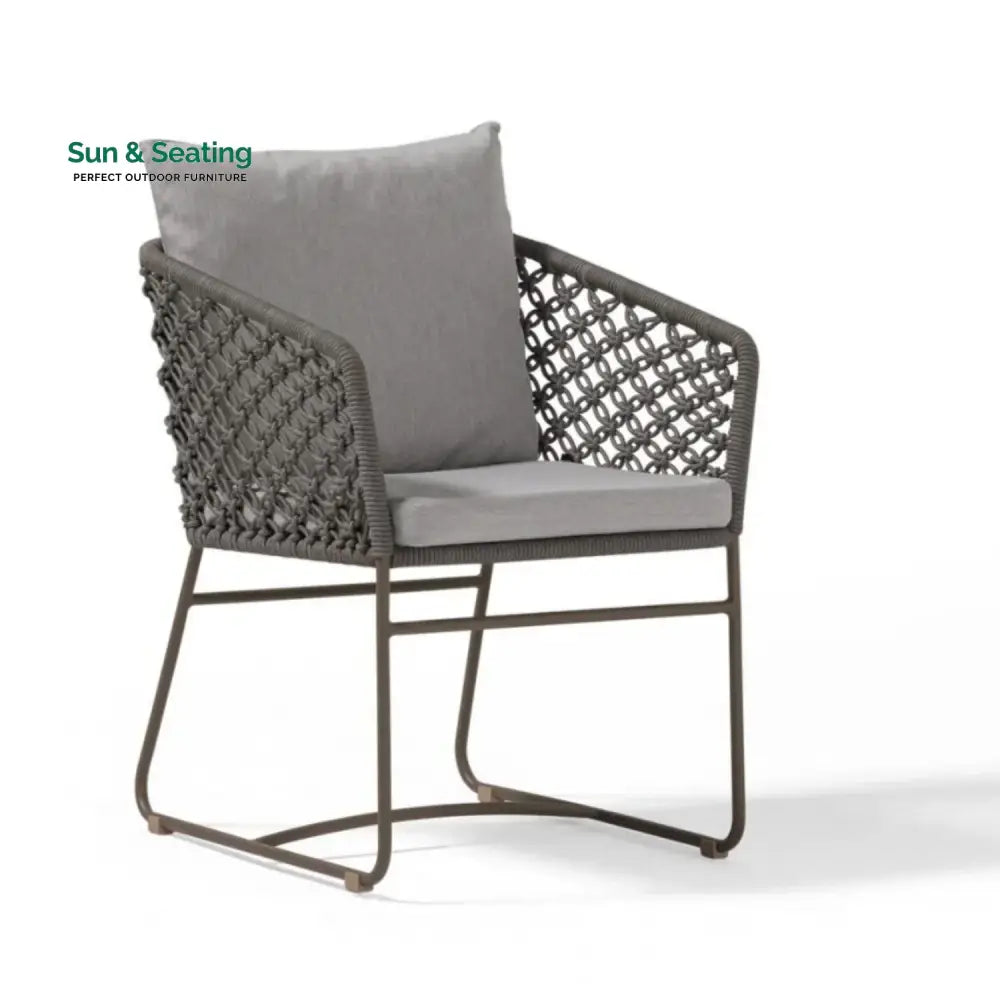 Atieno Outdoor Rope 2-Piece Patio Chairs Patio Chairs