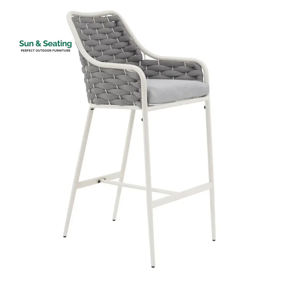 Autumn 2-Piece Outdoor Rope Bar Chairs – Stylish Comfort Built to Last Bar Chairs