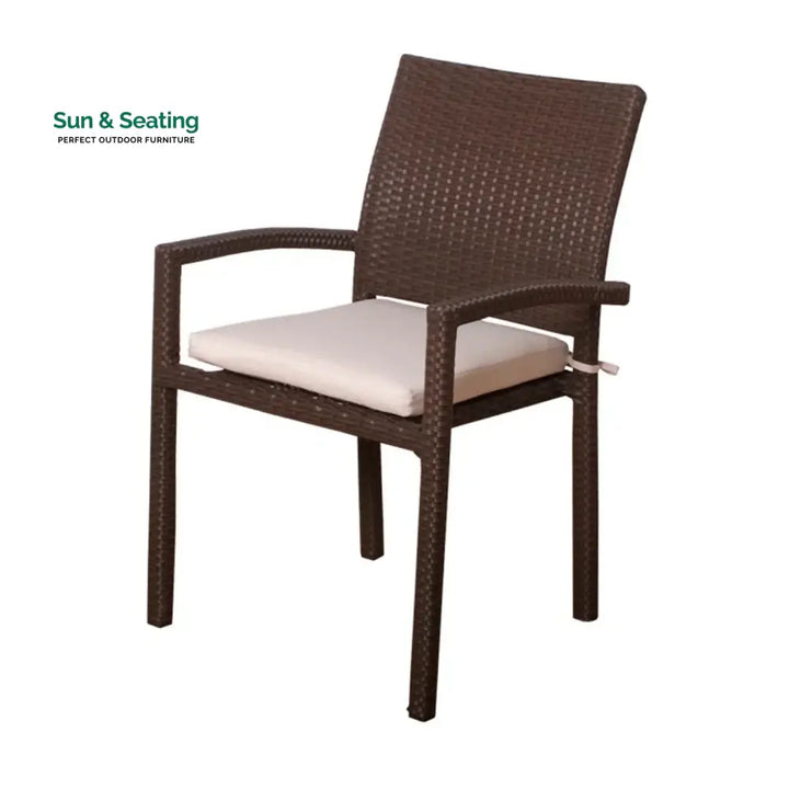 Avery 1-Piece Outdoor Rattan Wicker Patio Dining Chair Dinning Chairs
