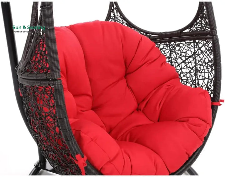 Basilio Single Seater Hanging Swing With Stand For Balcony Garden Swing Swings