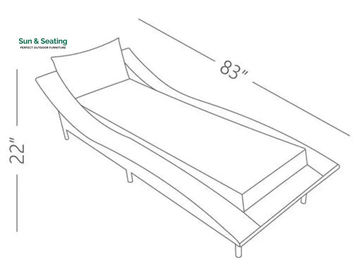 Beast Outdoor Swimming Poolside Lounger (Brown) Loungers