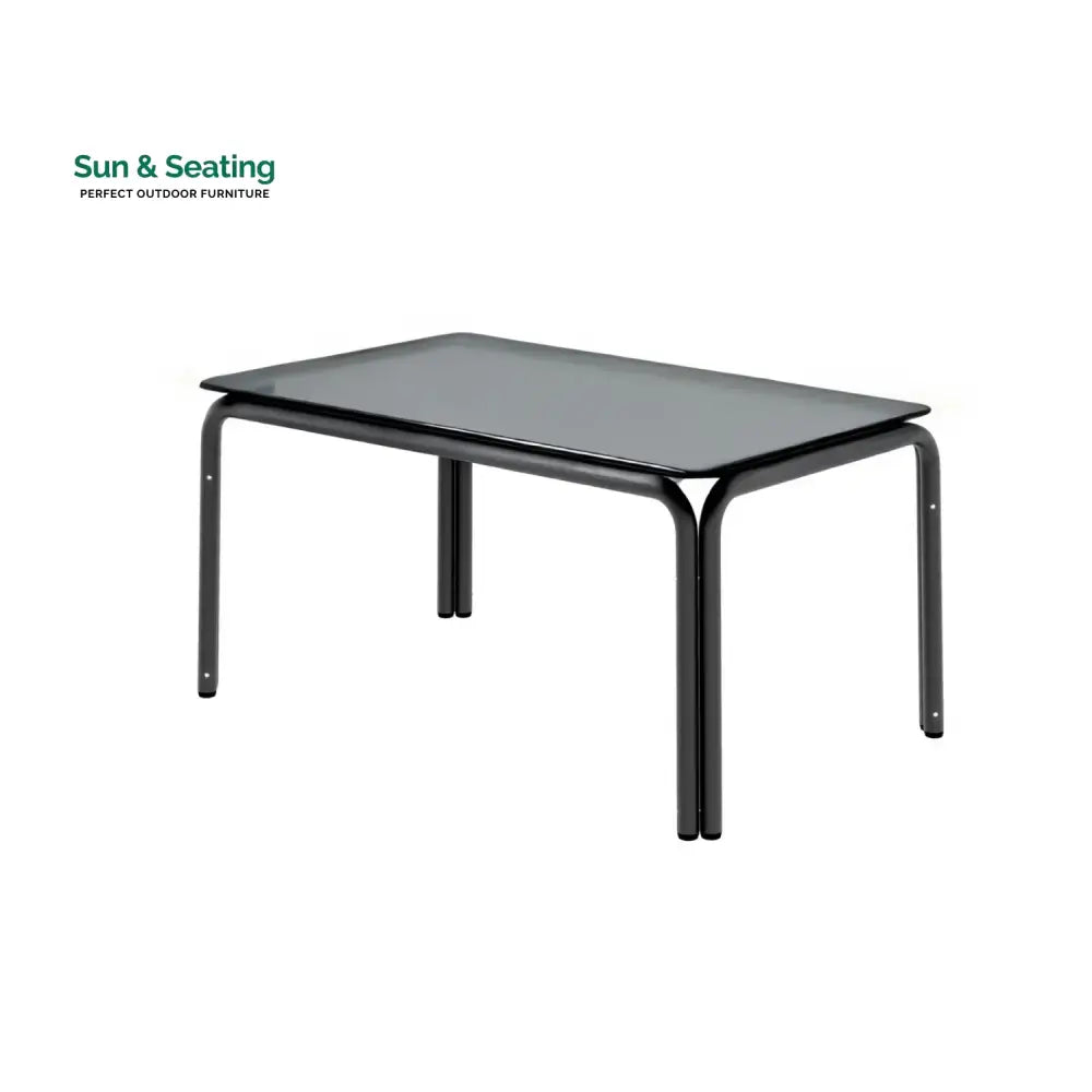 Bellamy Outdoor Rope 5-Seater Sofa Set With Glass Top Table Sofa Set