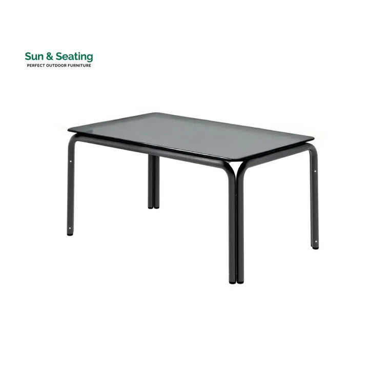 Bellamy Outdoor Rope 5-Seater Sofa Set With Glass Top Table Sofa Set