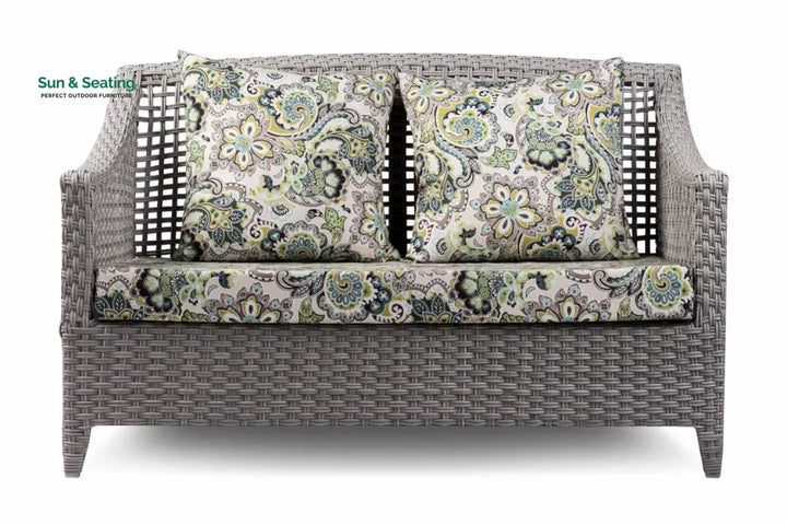 Bianchi Outdoor Sofa Set 2 Seater 2 Single seater and 1 Center Table (Grey) Sofa Sets
