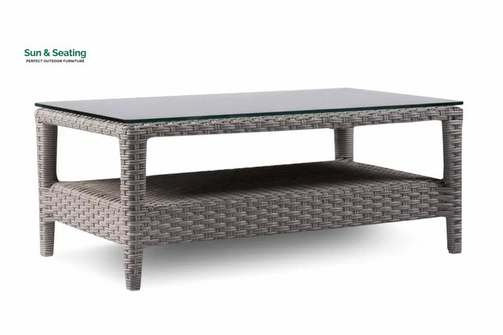 Bianchi Outdoor Sofa Set 2 Seater 2 Single seater and 1 Center Table (Grey) Sofa Sets