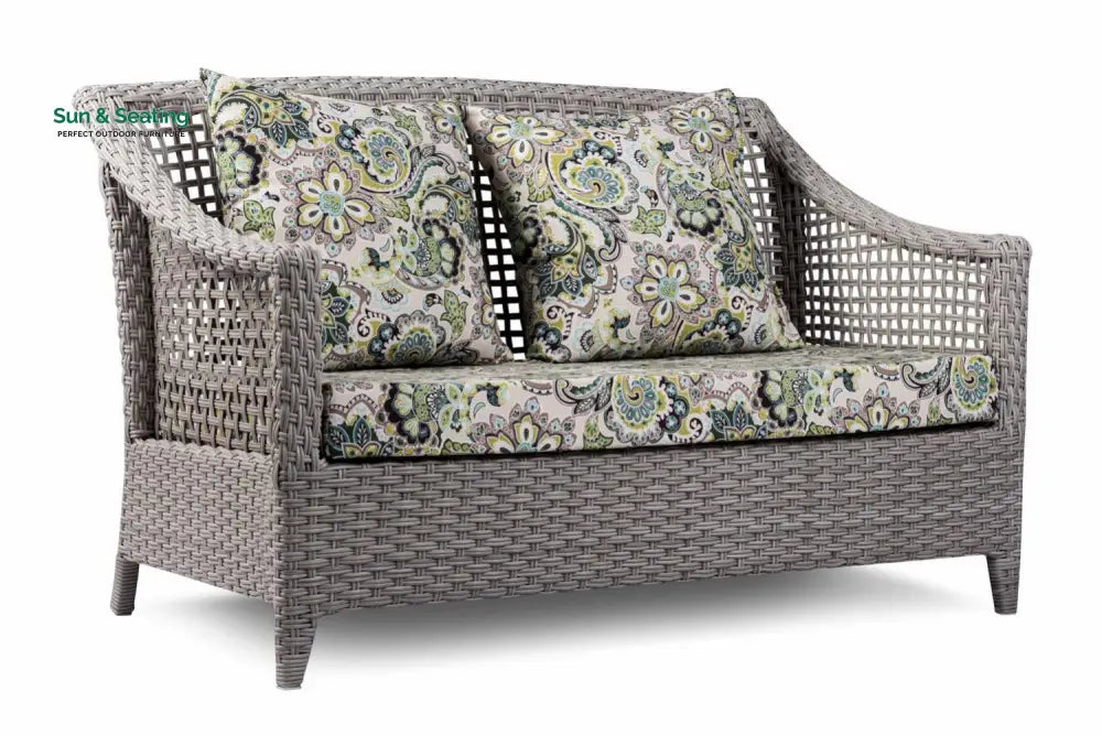 Bianchi Outdoor Sofa Set 2 Seater 2 Single seater and 1 Center Table (Grey) Sofa Sets