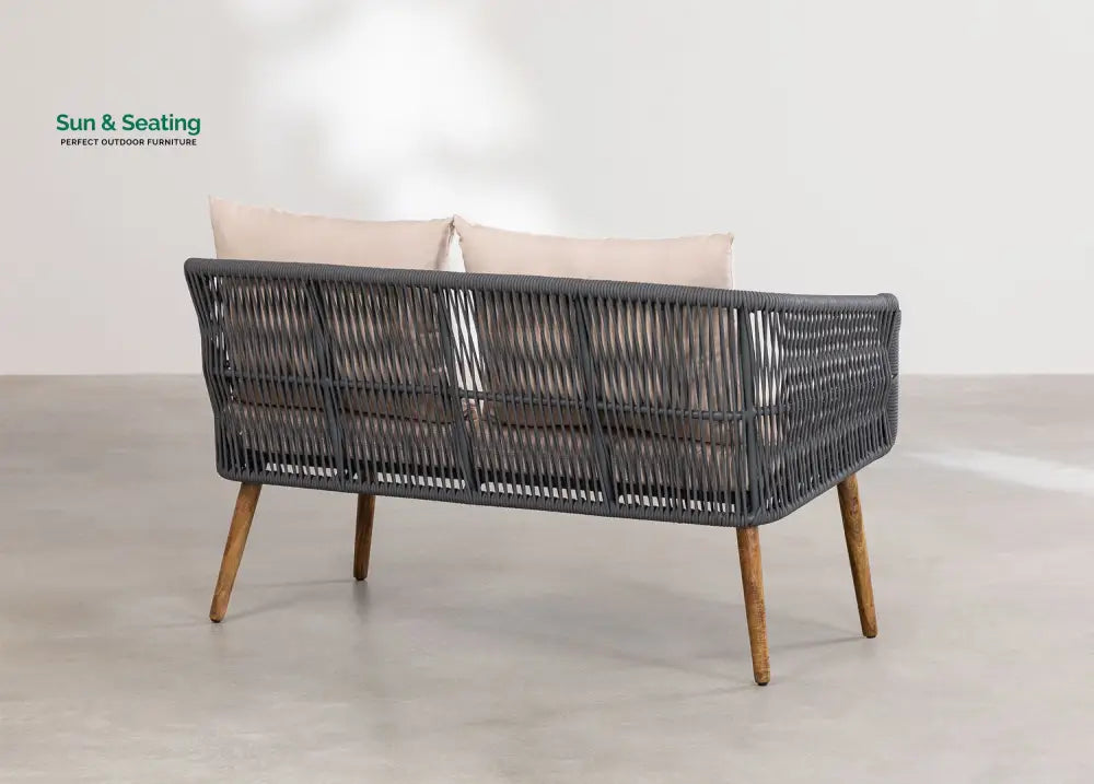 Bilbao Outdoor Sofa Set 2 Seater 2 Single seater Set Braided &amp; Rope Sofa Sets
