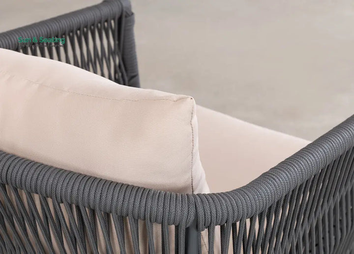 Bilbao Outdoor Sofa Set 2 Seater 2 Single seater Set Braided &amp; Rope Sofa Sets