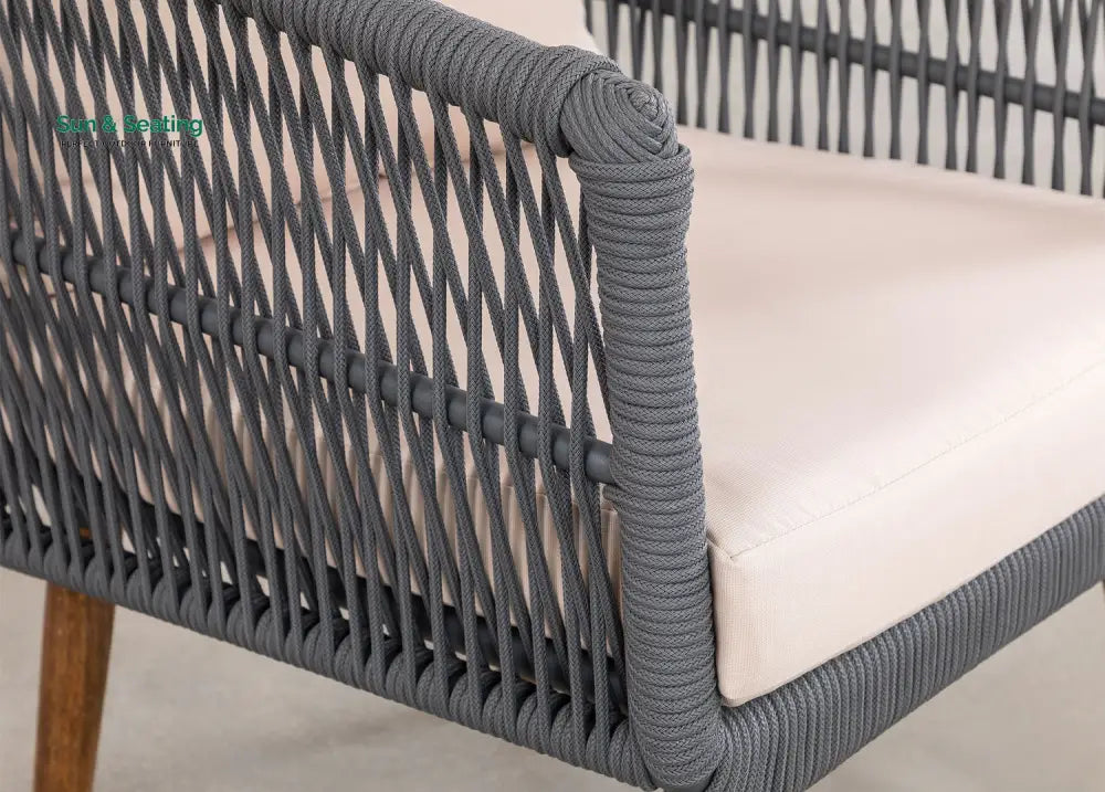 Bilbao Outdoor Sofa Set 2 Seater 2 Single seater Set Braided &amp; Rope Sofa Sets