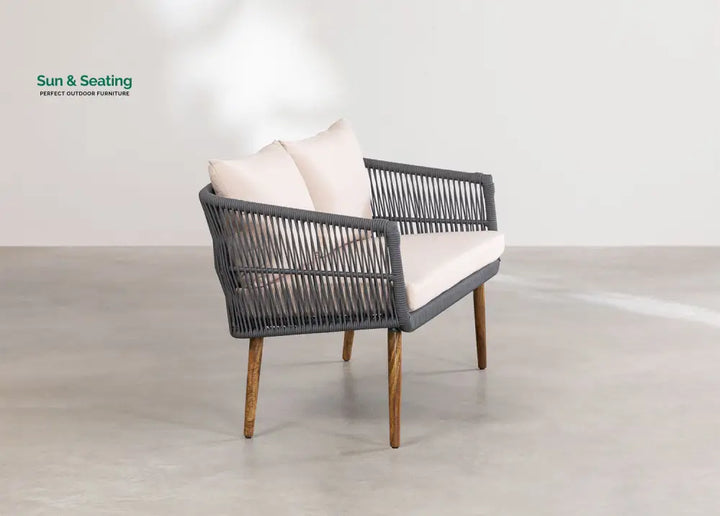 Bilbao Outdoor Sofa Set 2 Seater 2 Single seater Set Braided &amp; Rope Sofa Sets