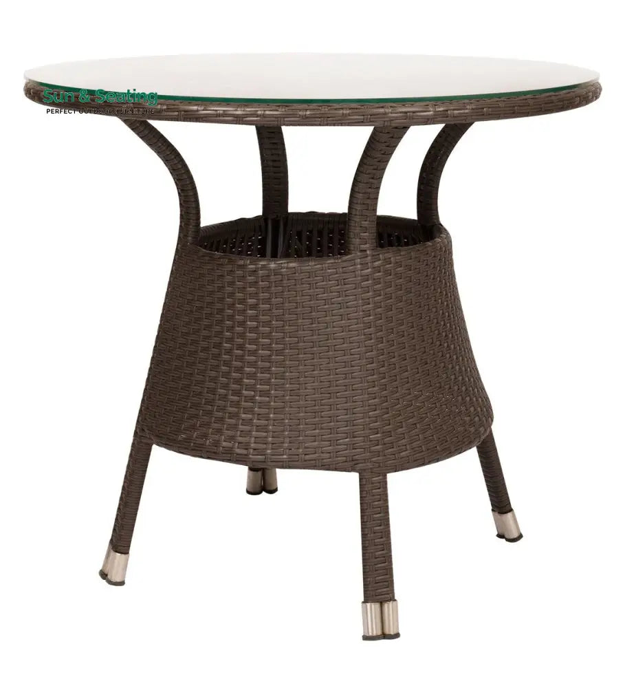 Blaze Outdoor Patio Seating Set 2 Chairs and 1 Table Set (Brown) Coffee Table Sets