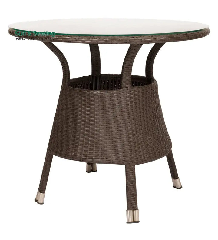 Blaze Outdoor Patio Seating Set 2 Chairs and 1 Table Set (Brown) Coffee Table Sets