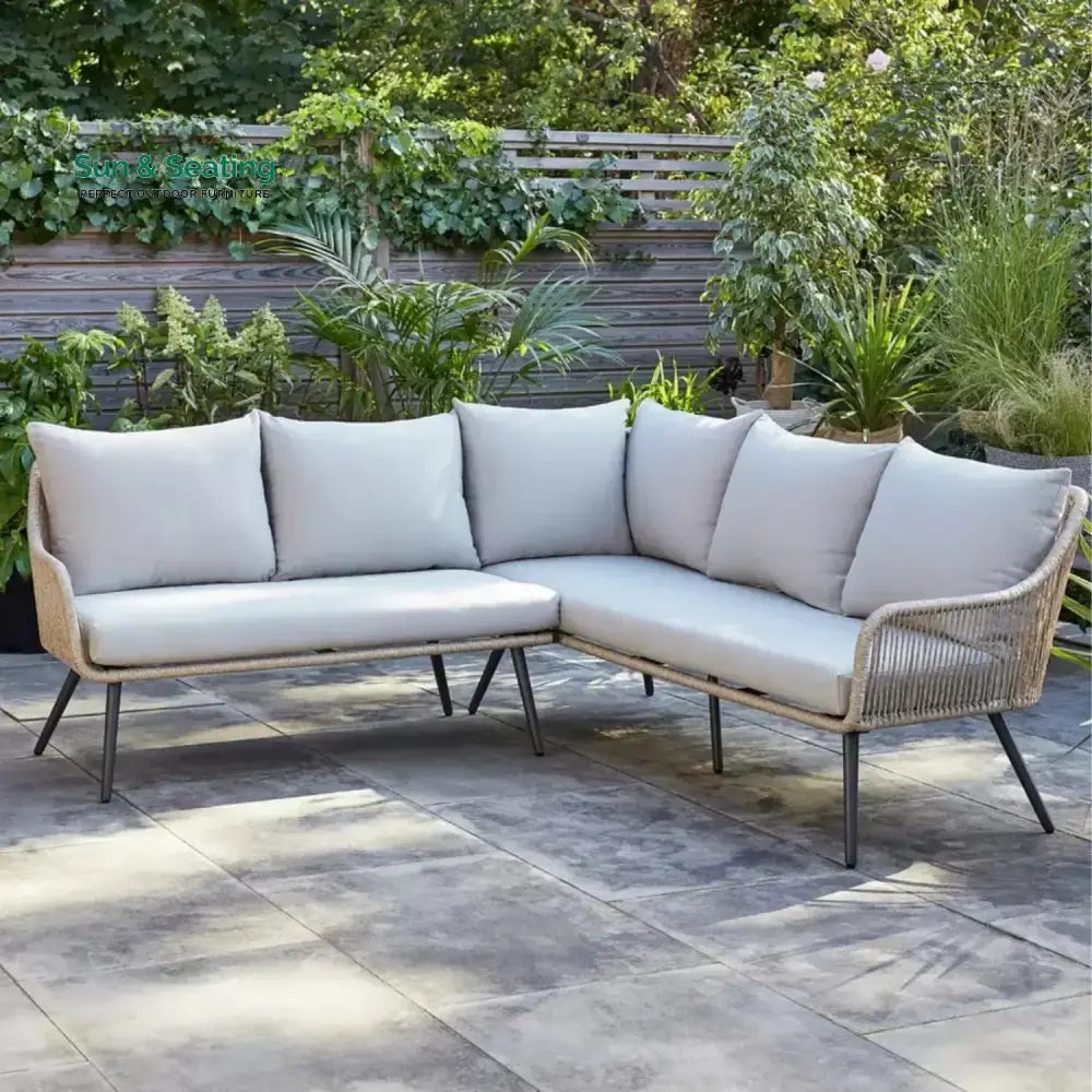 Brielle L-Shape Outdoor Rope Sofa Set Sofa Set