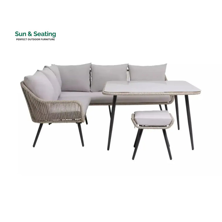 Brielle L-Shape Outdoor Rope Sofa Set Sofa Set