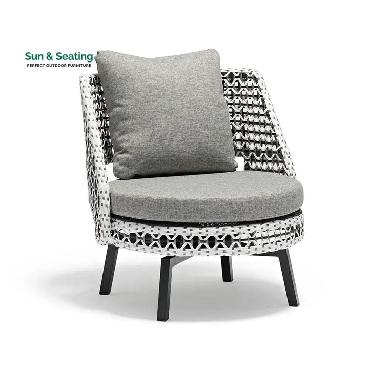 Bufil Outdoor Garden Balcony Sofa Set 2 Seater,2 Single seater and 2 Center Table Set (Grey) Sofa Sets
