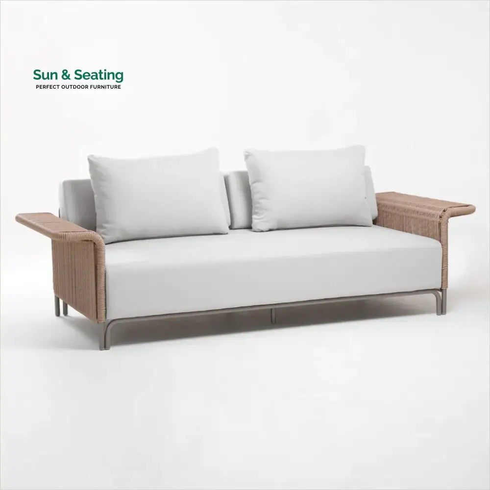 Buratti Outdoor Sofa Set 2 Seater 2 Single seater and 1 Center Table Braided &amp; Rope Sofa Sets