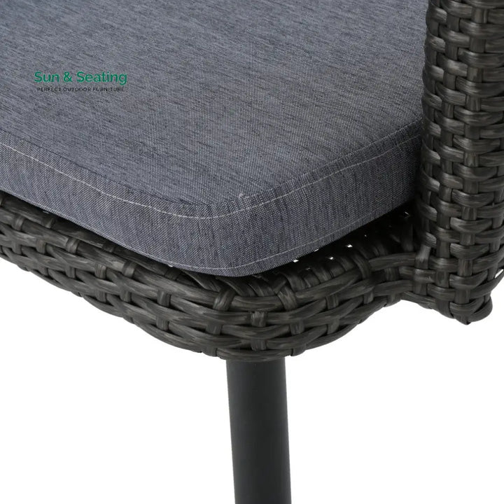 Camo Outdoor Patio Seating Set 2 Chairs and 1 Table Set (Black) Coffee Table Sets