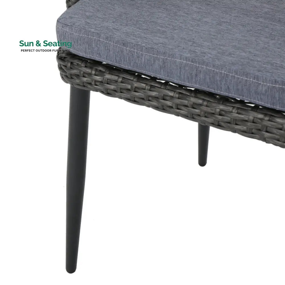 Camo Outdoor Patio Seating Set 2 Chairs and 1 Table Set (Black) Coffee Table Sets