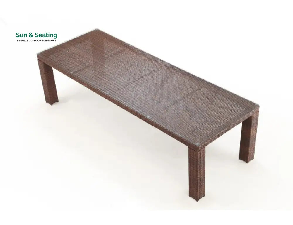 Candreva Outdoor Patio Dining Set 10 Chairs and 1 Table (Brown) Dining sets