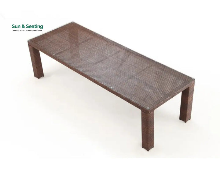 Candreva Outdoor Patio Dining Set 10 Chairs and 1 Table (Brown) Dining sets