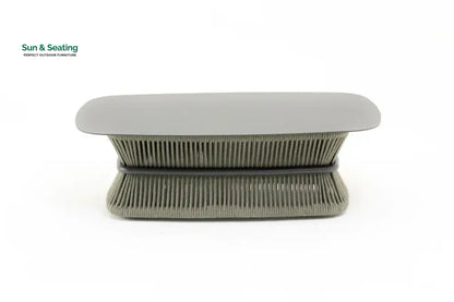 Capuano Outdoor Sofa Set 6 Seater 1 Center Table and 1 Side Table Set (Khaki) Braided & Rope Sofa Sets