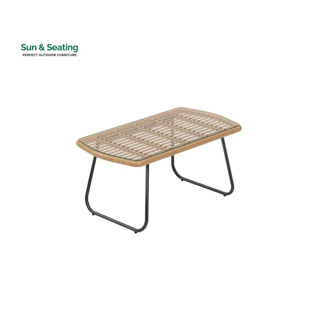 Cara Outdoor Sofa Set 2 Seater 2 Single seater and 1 Center Table (Honey) Sofa Sets