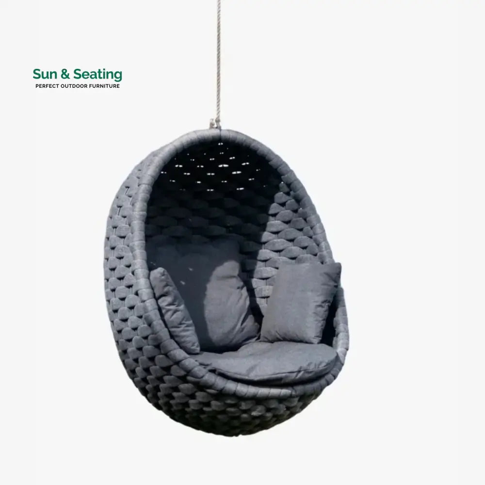Caridad Rope Hanging Egg Swing Chair Swing