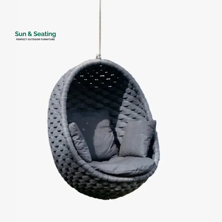 Caridad Rope Hanging Egg Swing Chair Swing