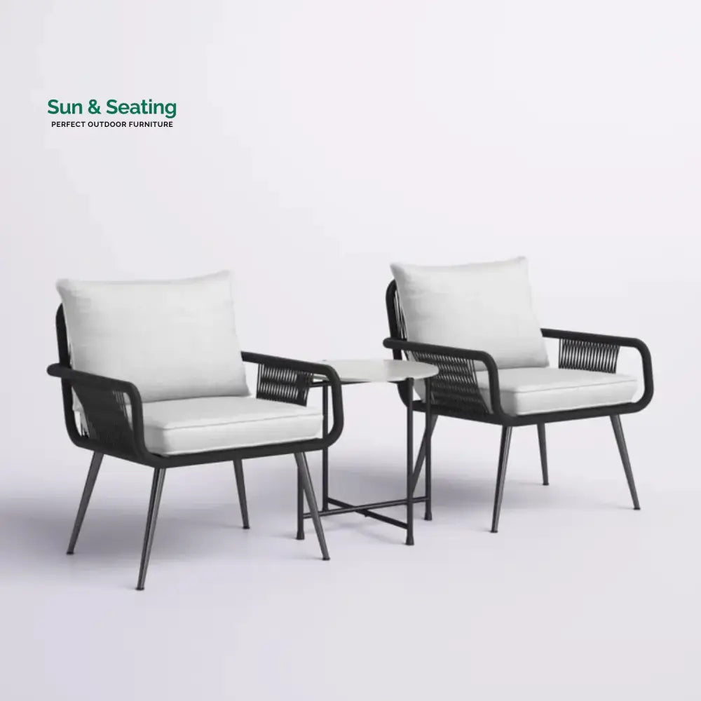 Catalina 3-Piece Rope Patio Set - Perfect for Outdoor Entertaining Patio Set