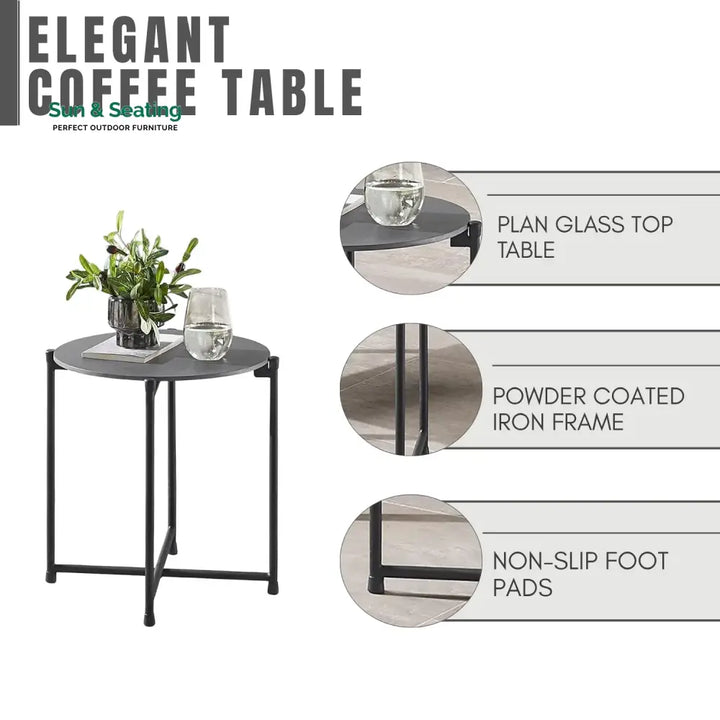 Catalina 3-Piece Rope Patio Set - Perfect for Outdoor Entertaining Patio Set