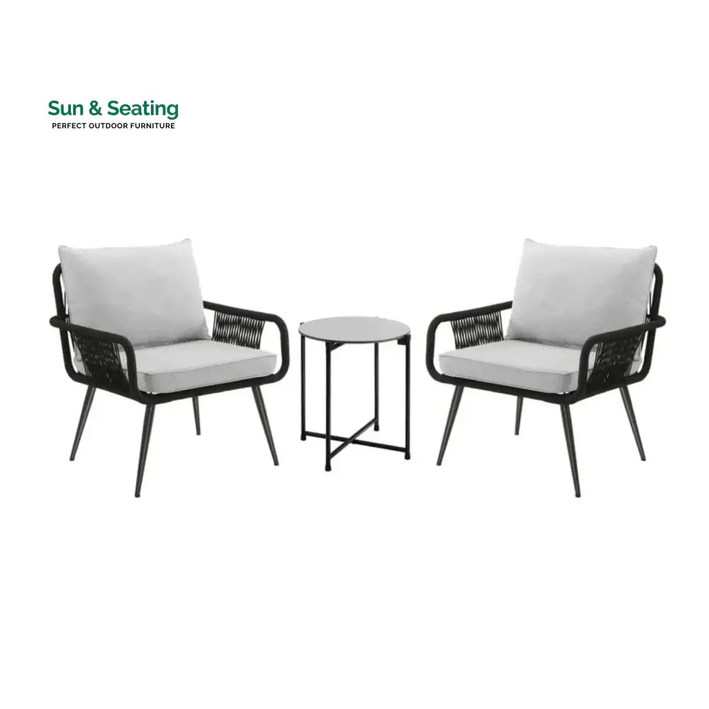 Catalina 3-Piece Rope Patio Set - Perfect for Outdoor Entertaining Patio Set