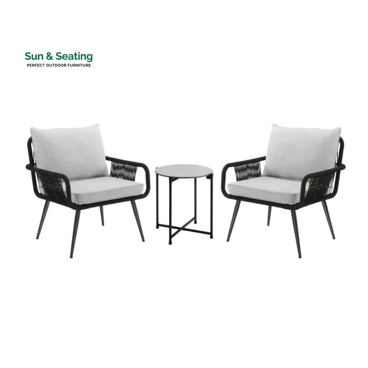 Catalina 3-Piece Rope Patio Set - Perfect for Outdoor Entertaining Patio Set