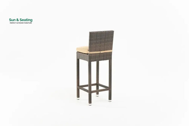 Cea Outdoor Patio Bar Sets 4 Chairs and 1 Table (Brown) Bar Sets