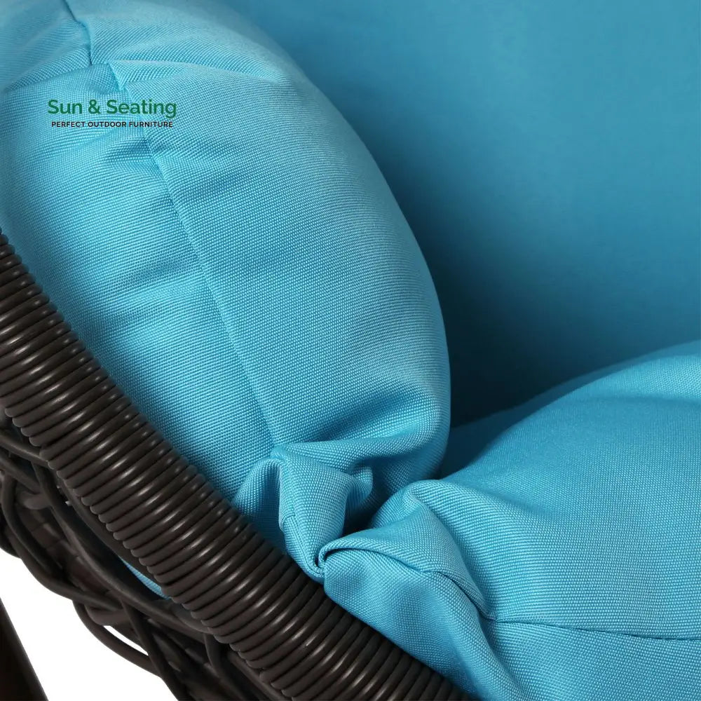 Celestino Single Seater Hanging Swing With Stand For Balcony Garden Swing (Black) Swings