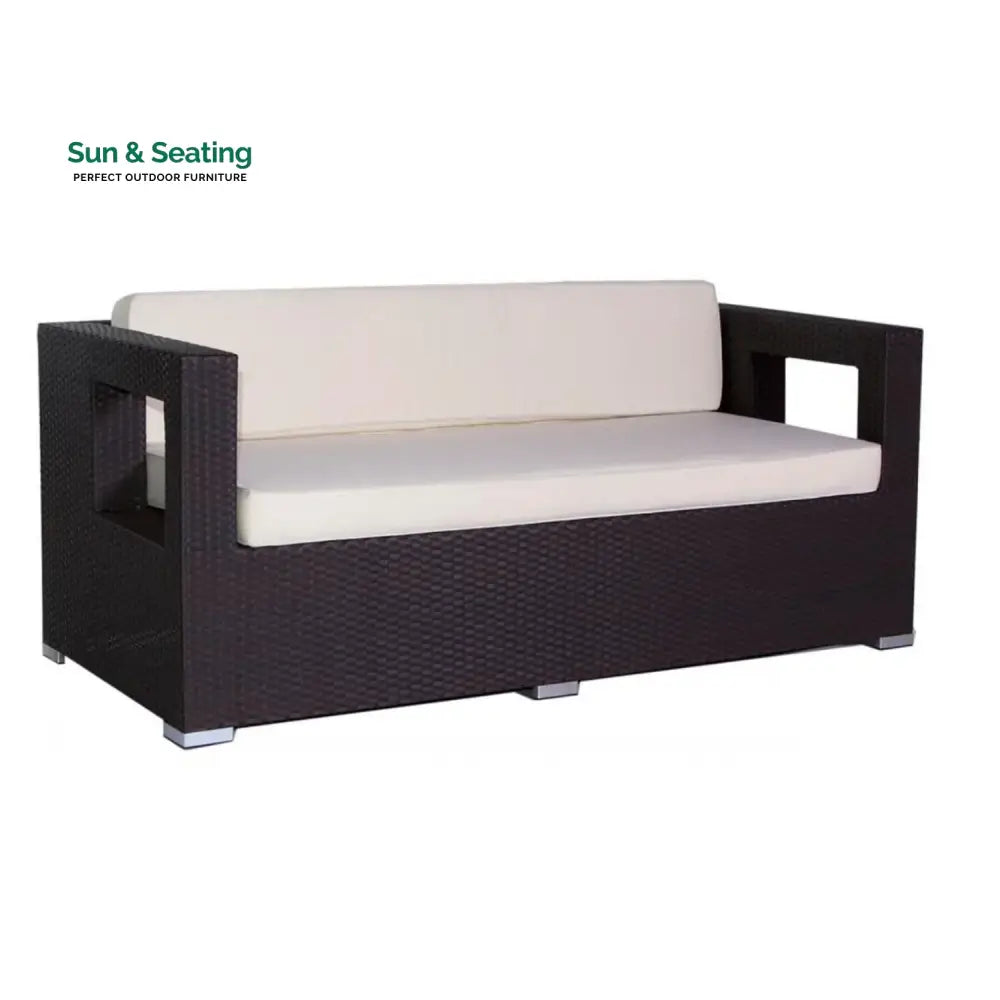 Charita 3-Seater Outdoor Rattan Wicker Patio Sofa Sofa Set
