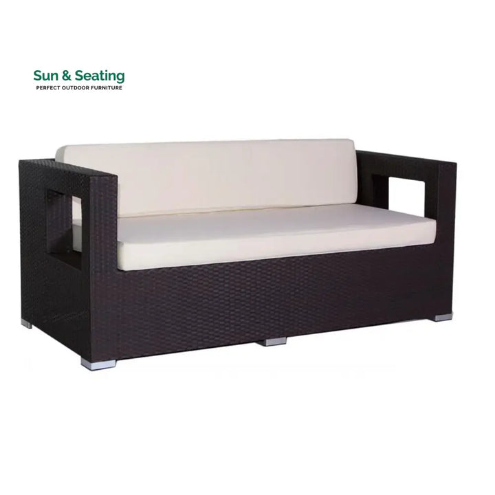 Charita 3-Seater Outdoor Rattan Wicker Patio Sofa Sofa Set