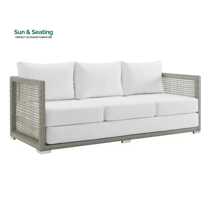 Charmi Outdoor Wicker Woven 6 Pieces Sectional Patio Furniture Set Sofa Set