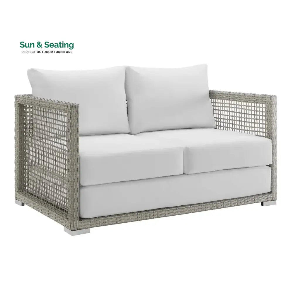 Charmi Outdoor Wicker Woven 6 Pieces Sectional Patio Furniture Set Sofa Set