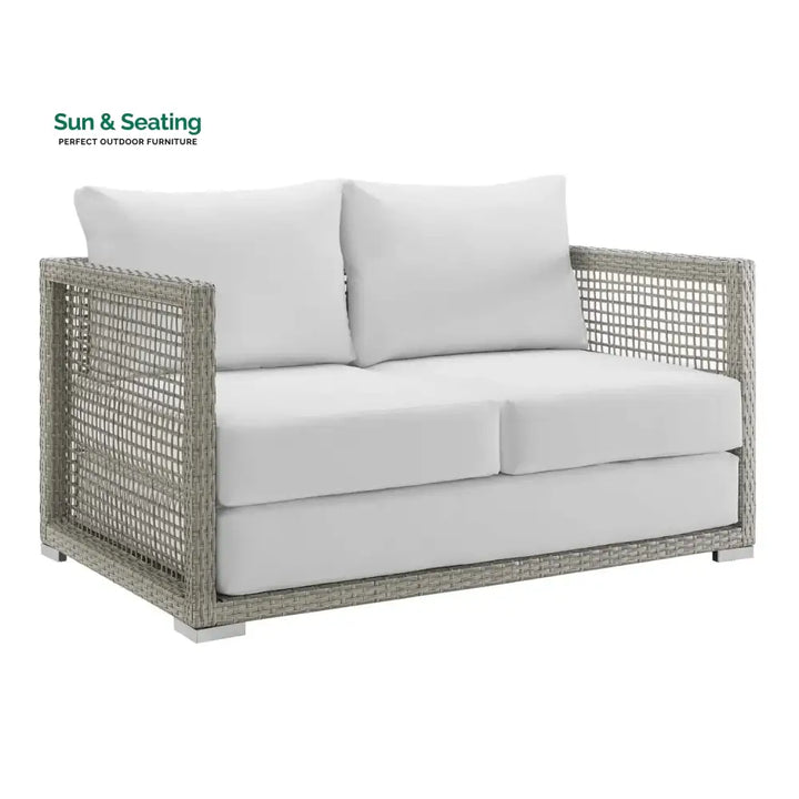 Charmi Outdoor Wicker Woven 6 Pieces Sectional Patio Furniture Set Sofa Set