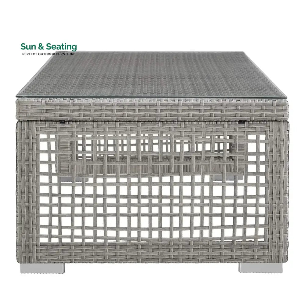 Charmi Outdoor Wicker Woven 6 Pieces Sectional Patio Furniture Set Sofa Set