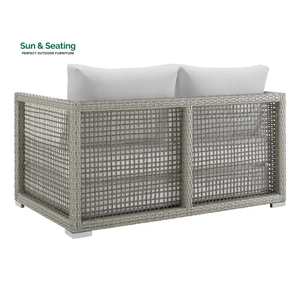 Charmi Outdoor Wicker Woven 6 Pieces Sectional Patio Furniture Set Sofa Set
