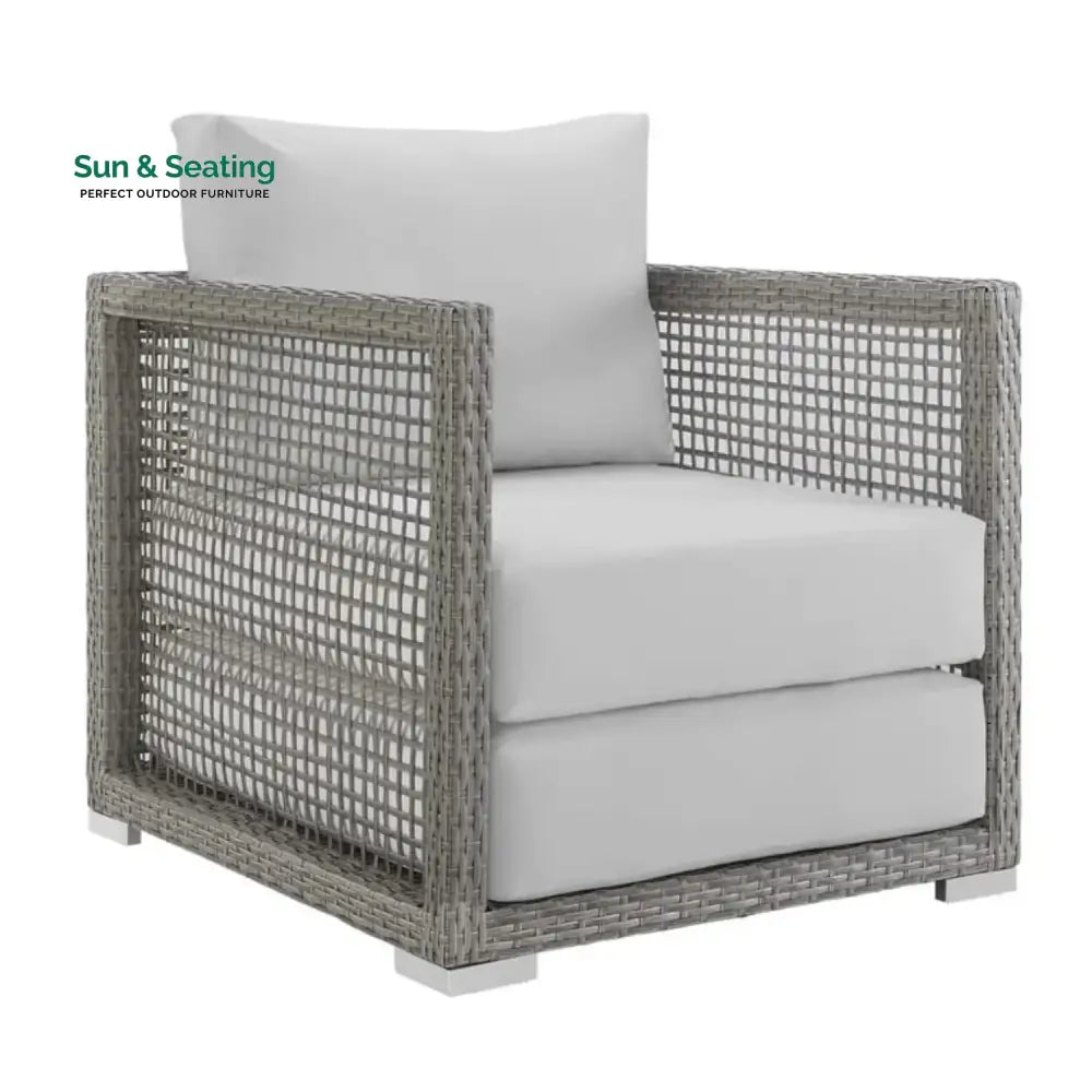 Charmi Outdoor Wicker Woven 6 Pieces Sectional Patio Furniture Set Sofa Set