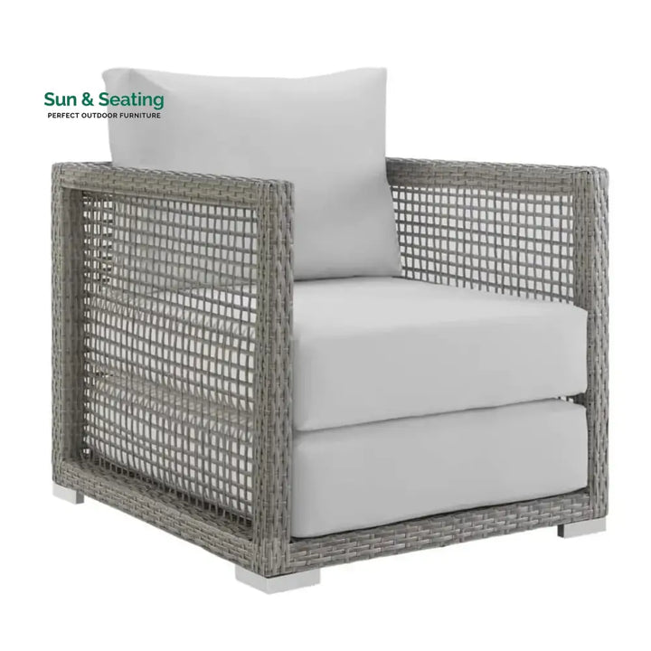 Charmi Outdoor Wicker Woven 6 Pieces Sectional Patio Furniture Set Sofa Set