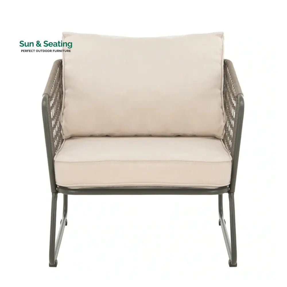 Clementine 4 Piece Outdoor All-Weather Rope Sofa Set Sofa Set