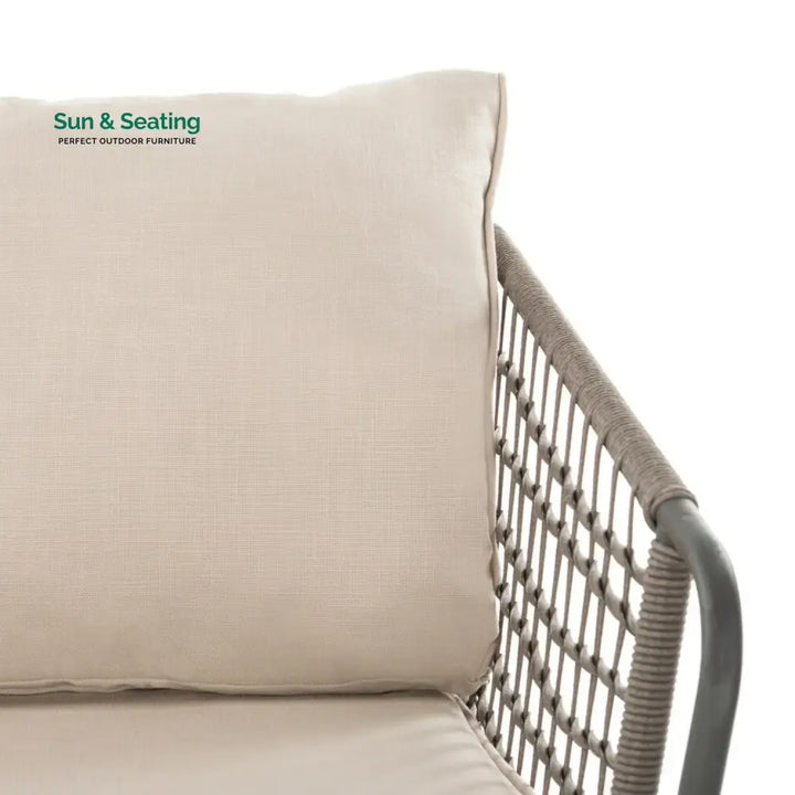 Clementine 4 Piece Outdoor All-Weather Rope Sofa Set Sofa Set