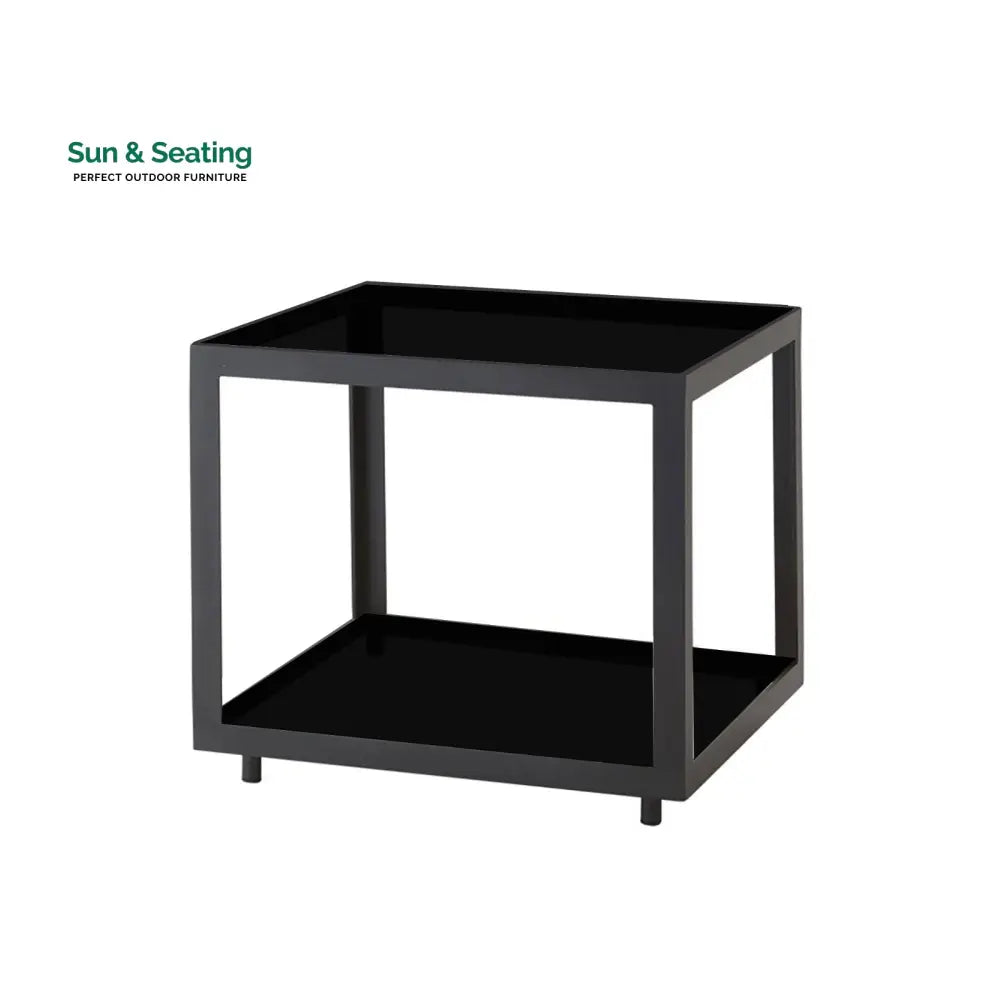 Costa Outdoor Garden Balcony Sofa Set 3 Seater 2 Seater 1 Single Seater 1 Side Table and 1 Center Table Set (Grey) Sofa